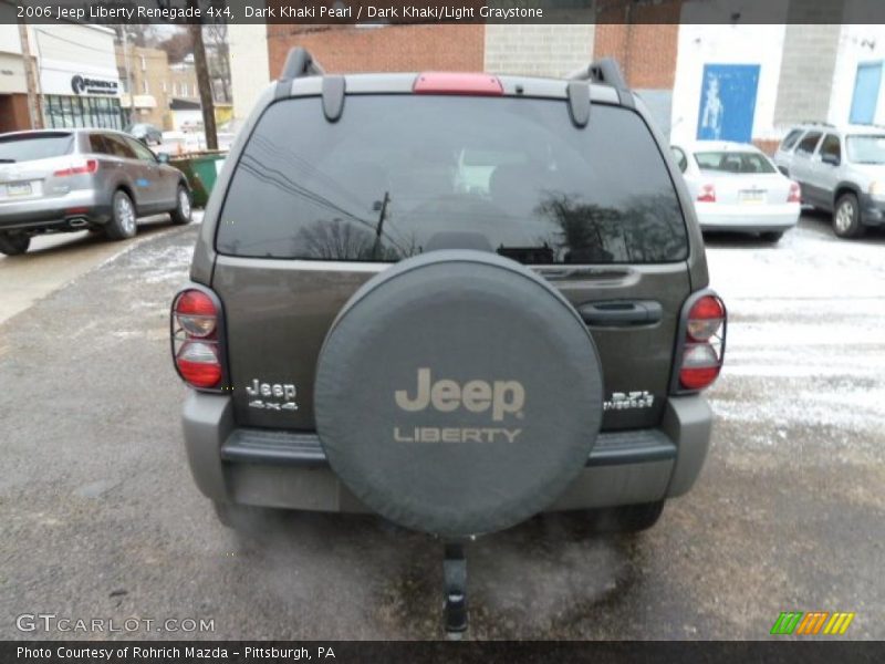 Dark Khaki Pearl / Dark Khaki/Light Graystone 2006 Jeep Liberty Renegade 4x4