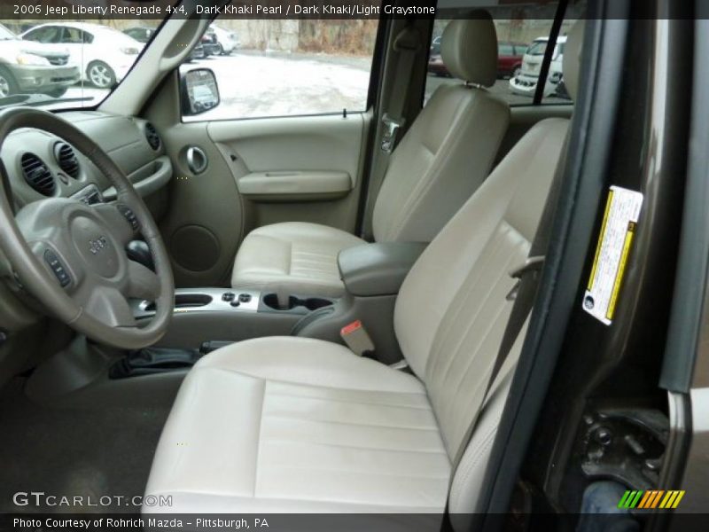 Dark Khaki Pearl / Dark Khaki/Light Graystone 2006 Jeep Liberty Renegade 4x4