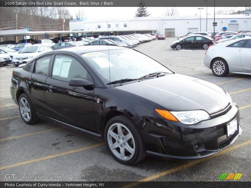 Black Onyx / Black 2006 Saturn ION Red Line Quad Coupe