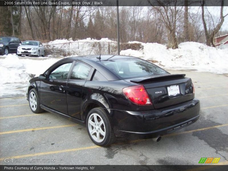 Black Onyx / Black 2006 Saturn ION Red Line Quad Coupe