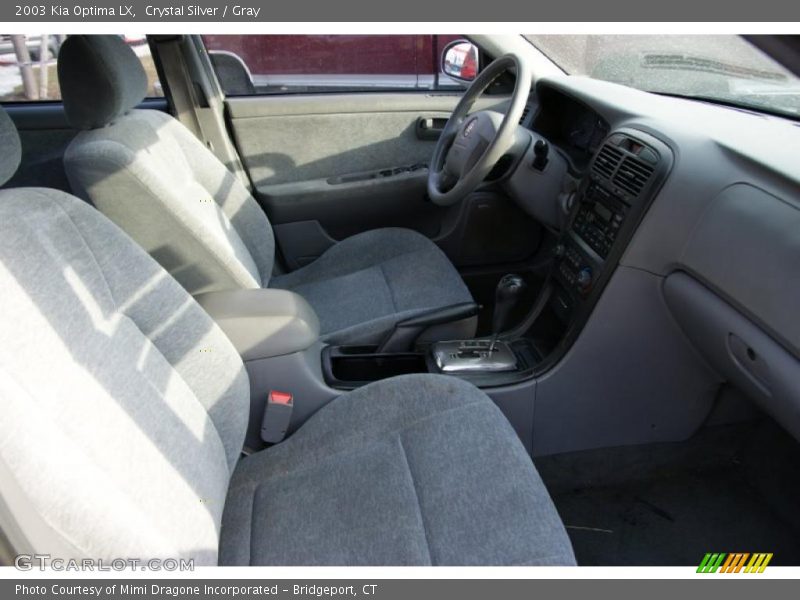 Crystal Silver / Gray 2003 Kia Optima LX