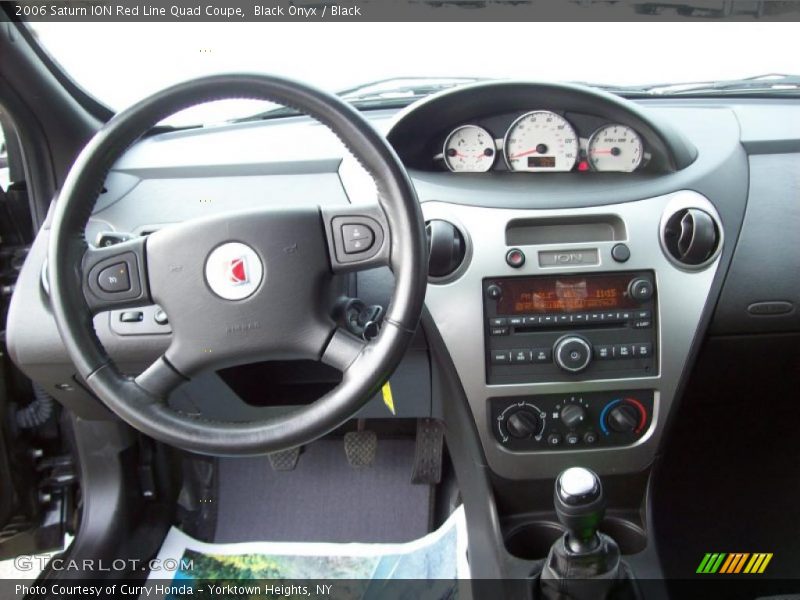 Black Onyx / Black 2006 Saturn ION Red Line Quad Coupe