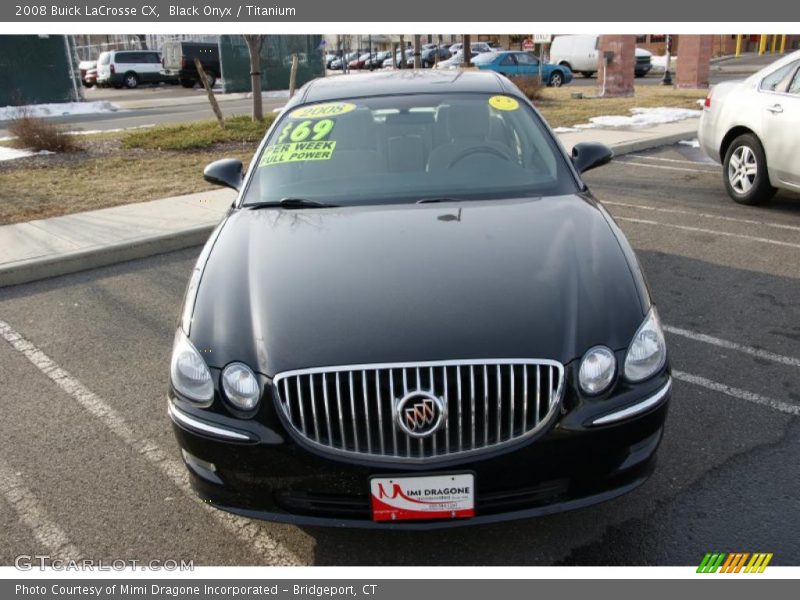 Black Onyx / Titanium 2008 Buick LaCrosse CX