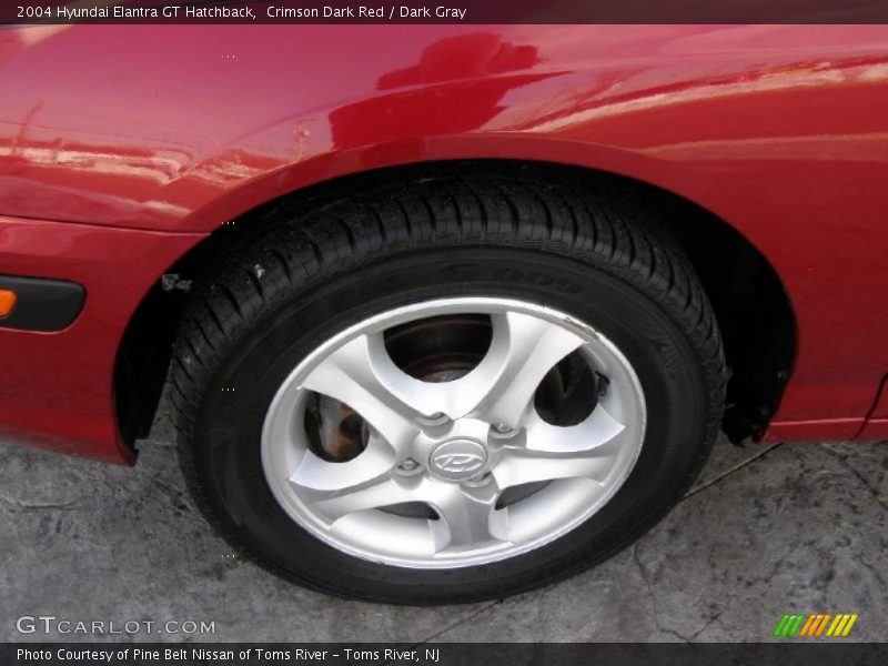 Crimson Dark Red / Dark Gray 2004 Hyundai Elantra GT Hatchback