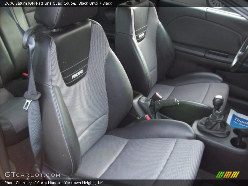 2006 ION Red Line Quad Coupe Black Interior