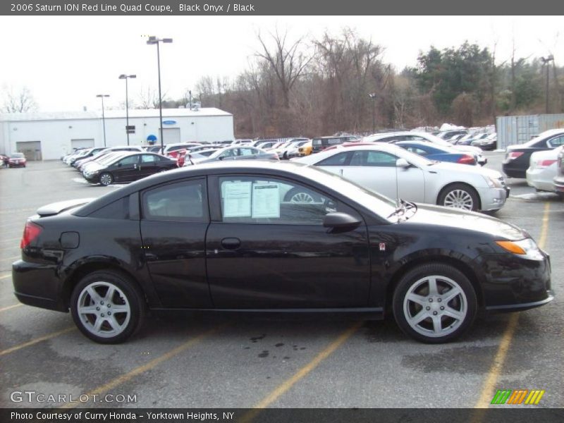 Black Onyx / Black 2006 Saturn ION Red Line Quad Coupe