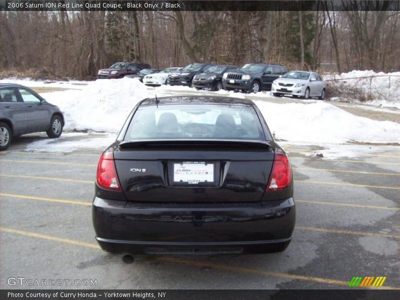 Black Onyx / Black 2006 Saturn ION Red Line Quad Coupe