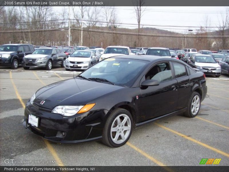 Black Onyx / Black 2006 Saturn ION Red Line Quad Coupe