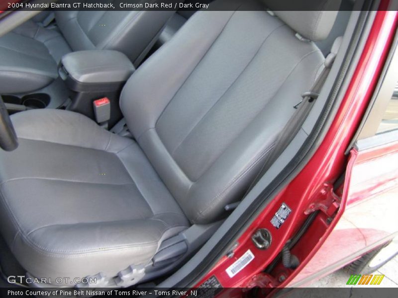 Crimson Dark Red / Dark Gray 2004 Hyundai Elantra GT Hatchback