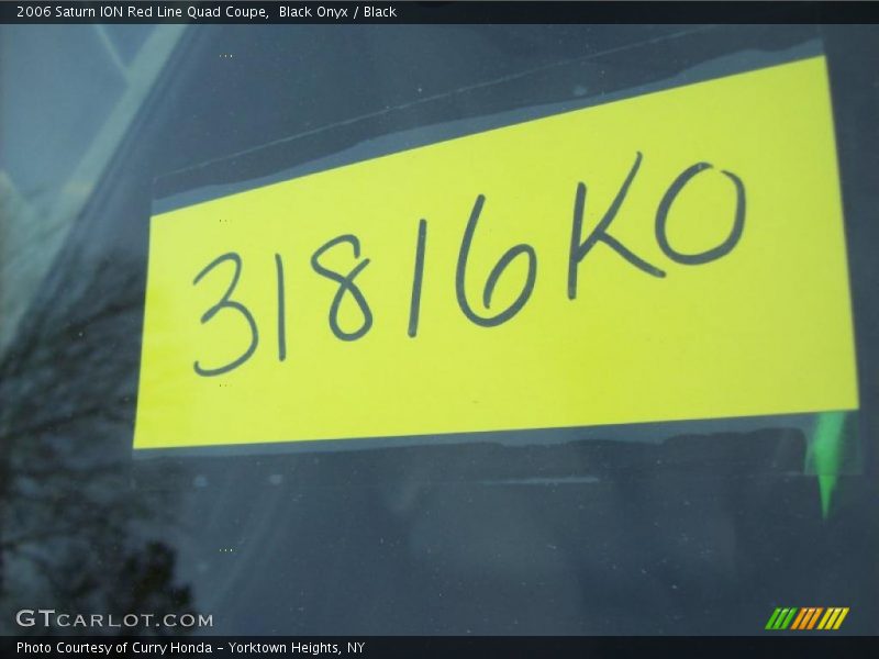 Black Onyx / Black 2006 Saturn ION Red Line Quad Coupe