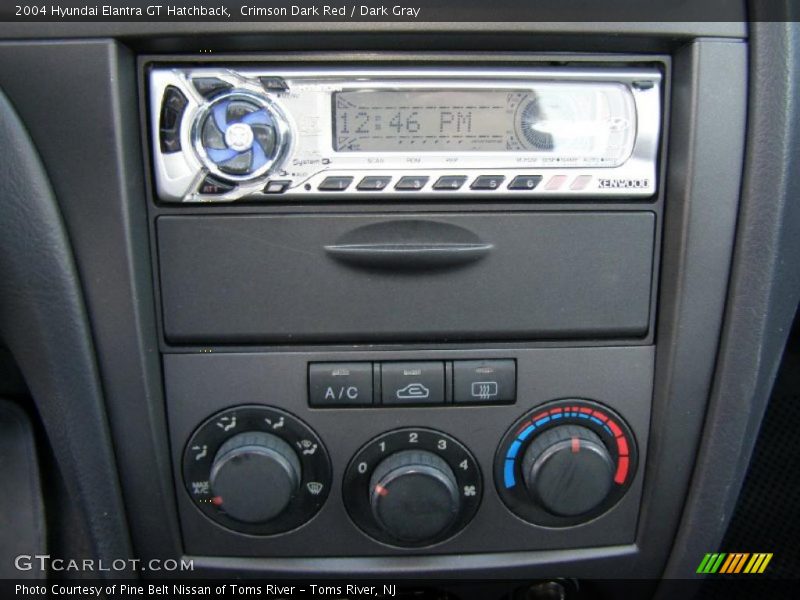 Crimson Dark Red / Dark Gray 2004 Hyundai Elantra GT Hatchback
