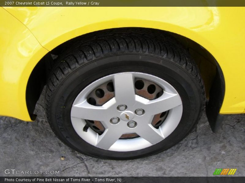 Rally Yellow / Gray 2007 Chevrolet Cobalt LS Coupe