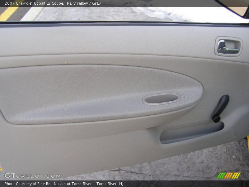 Rally Yellow / Gray 2007 Chevrolet Cobalt LS Coupe