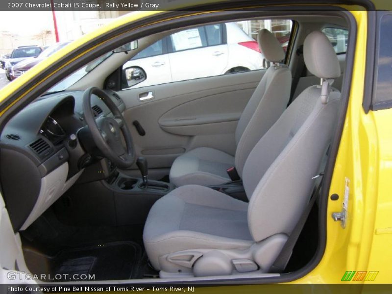 Rally Yellow / Gray 2007 Chevrolet Cobalt LS Coupe