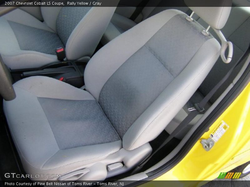 Rally Yellow / Gray 2007 Chevrolet Cobalt LS Coupe