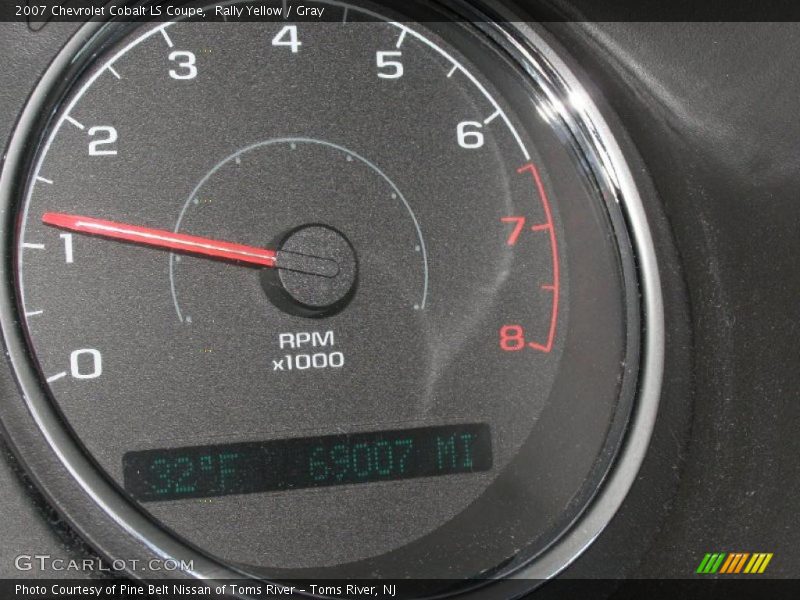 Rally Yellow / Gray 2007 Chevrolet Cobalt LS Coupe