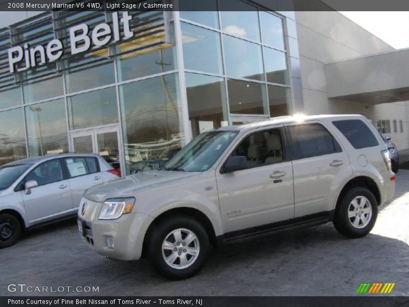 Light Sage / Cashmere 2008 Mercury Mariner V6 4WD