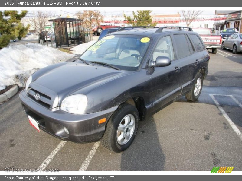 Moonlit Blue / Gray 2005 Hyundai Santa Fe GLS 4WD