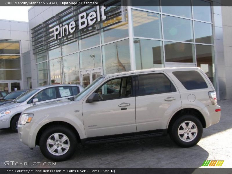 Light Sage / Cashmere 2008 Mercury Mariner V6 4WD