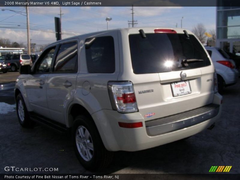 Light Sage / Cashmere 2008 Mercury Mariner V6 4WD