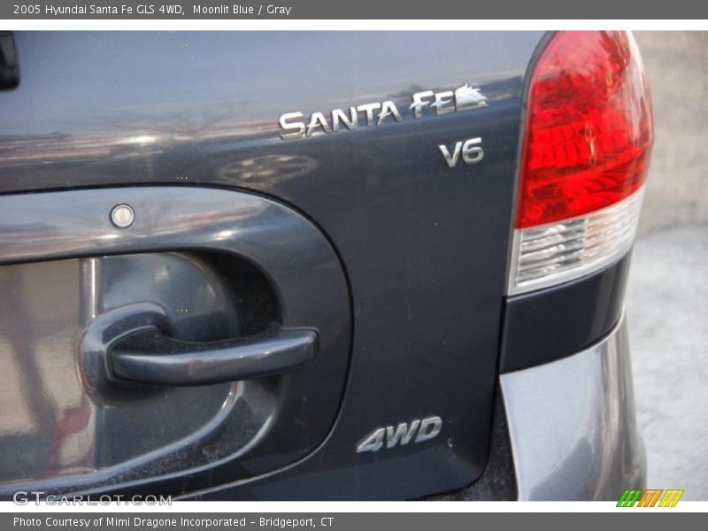 Moonlit Blue / Gray 2005 Hyundai Santa Fe GLS 4WD