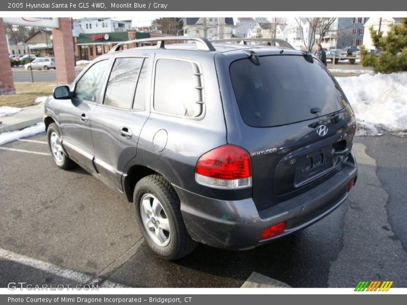 Moonlit Blue / Gray 2005 Hyundai Santa Fe GLS 4WD