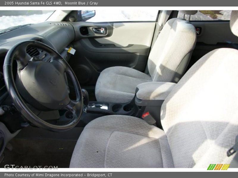 Moonlit Blue / Gray 2005 Hyundai Santa Fe GLS 4WD
