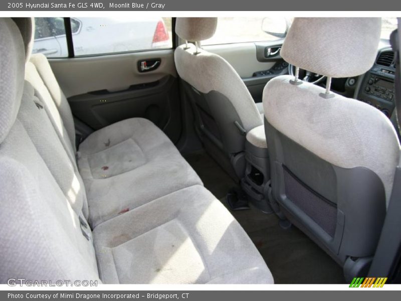 Moonlit Blue / Gray 2005 Hyundai Santa Fe GLS 4WD