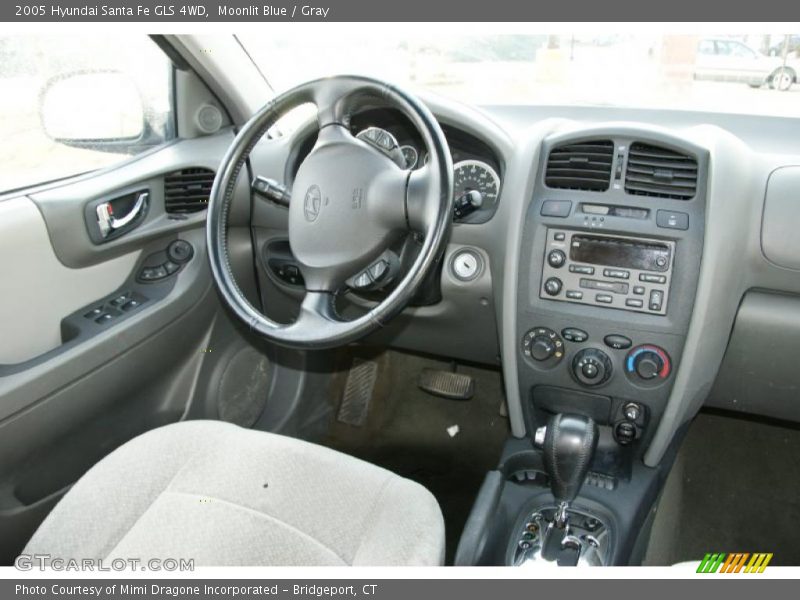 Moonlit Blue / Gray 2005 Hyundai Santa Fe GLS 4WD
