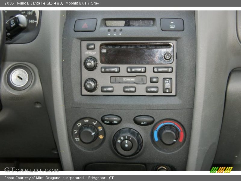 Moonlit Blue / Gray 2005 Hyundai Santa Fe GLS 4WD