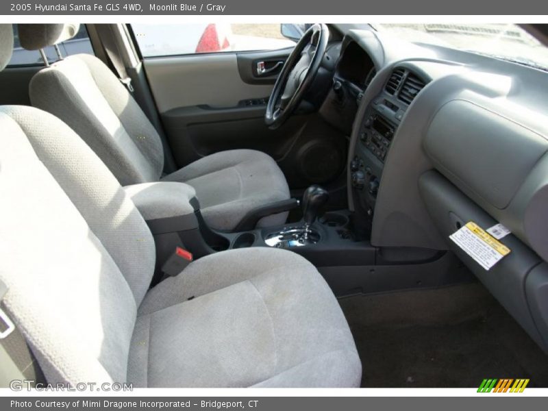 Moonlit Blue / Gray 2005 Hyundai Santa Fe GLS 4WD