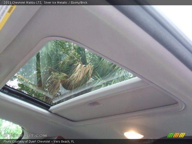 Sunroof of 2011 Malibu LTZ