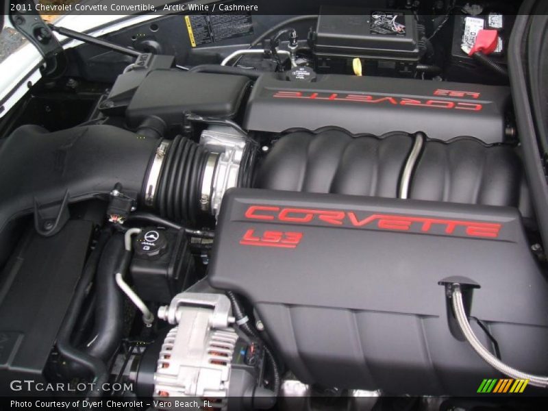  2011 Corvette Convertible Engine - 6.2 Liter OHV 16-Valve LS3 V8