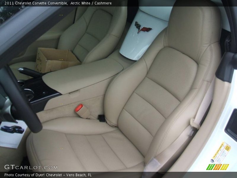  2011 Corvette Convertible Cashmere Interior