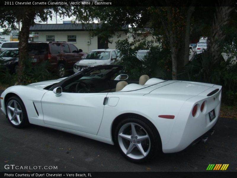 Arctic White / Cashmere 2011 Chevrolet Corvette Convertible