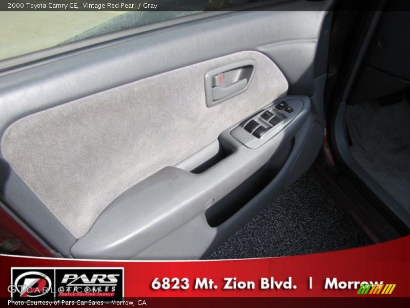 Vintage Red Pearl / Gray 2000 Toyota Camry CE