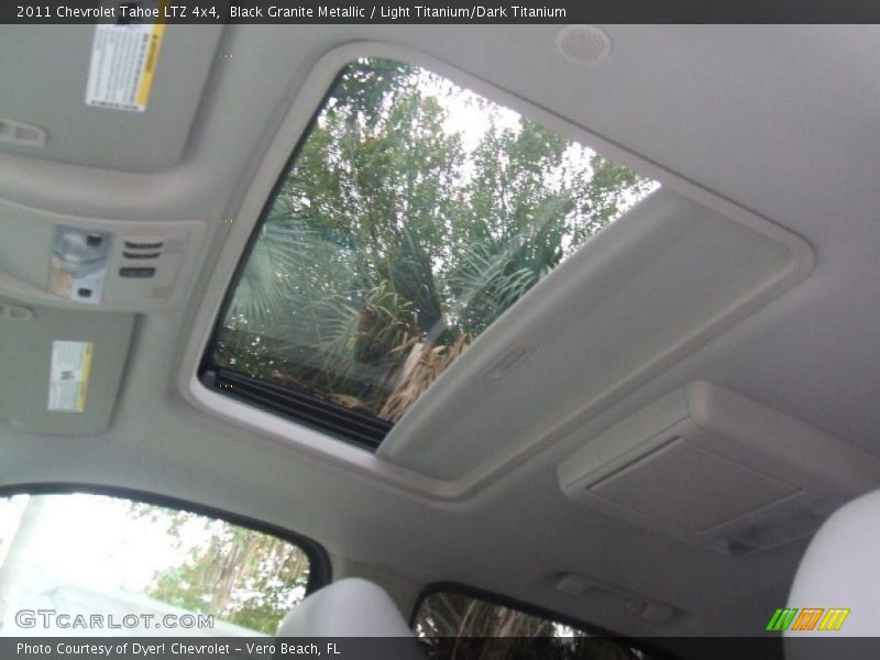 Black Granite Metallic / Light Titanium/Dark Titanium 2011 Chevrolet Tahoe LTZ 4x4
