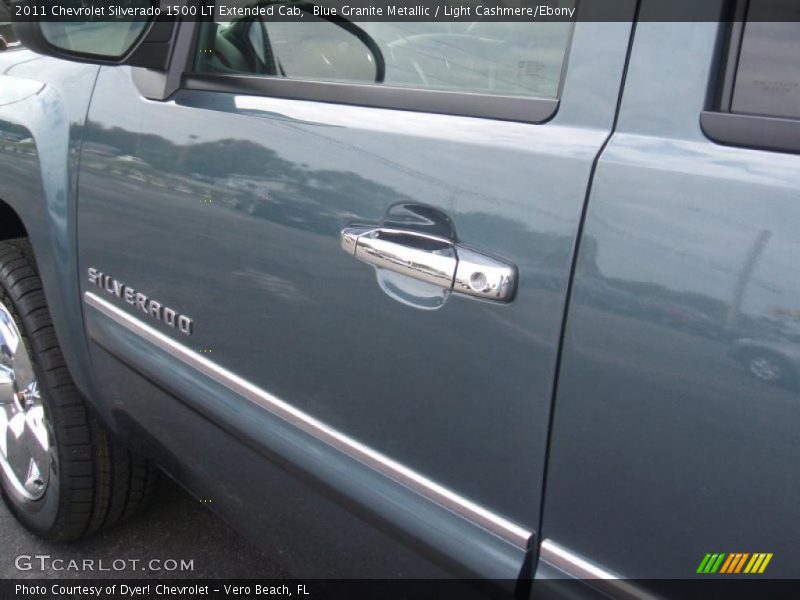 Blue Granite Metallic / Light Cashmere/Ebony 2011 Chevrolet Silverado 1500 LT Extended Cab