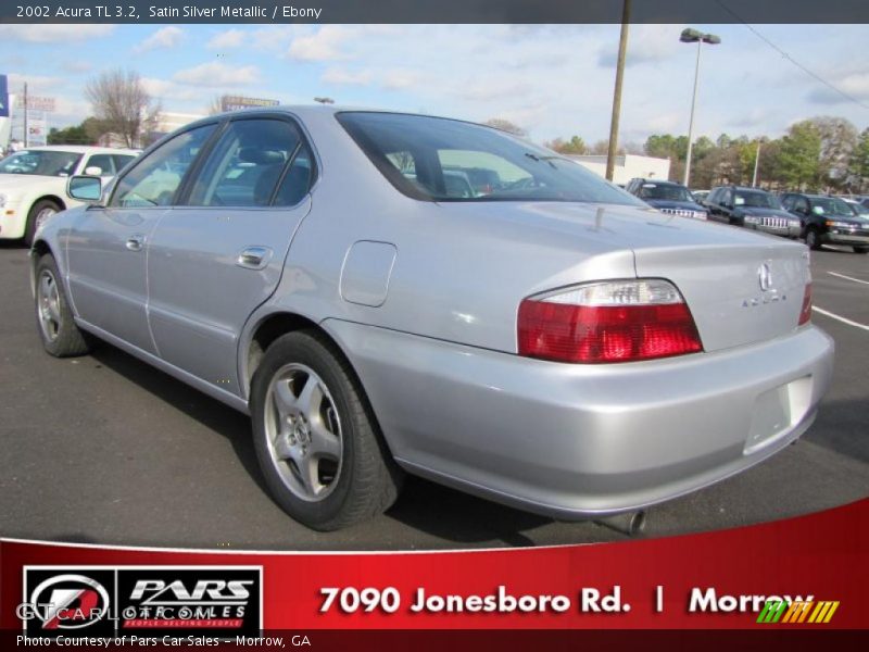 Satin Silver Metallic / Ebony 2002 Acura TL 3.2