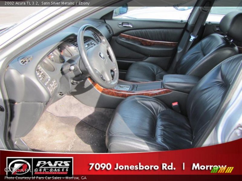 Satin Silver Metallic / Ebony 2002 Acura TL 3.2