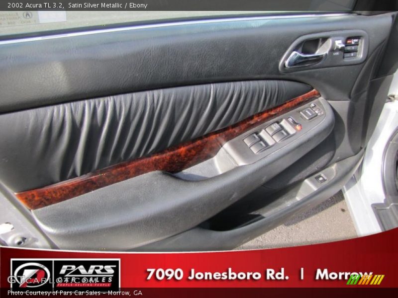 Satin Silver Metallic / Ebony 2002 Acura TL 3.2