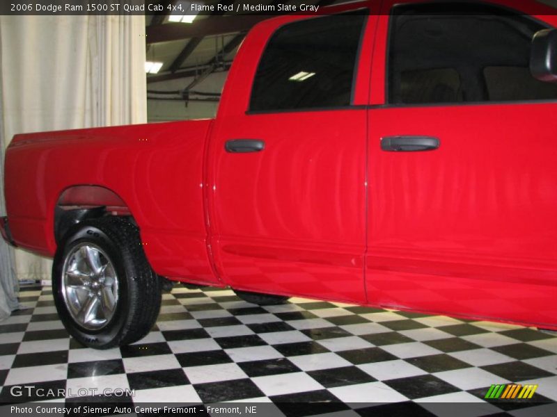 Flame Red / Medium Slate Gray 2006 Dodge Ram 1500 ST Quad Cab 4x4