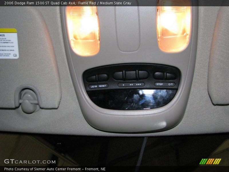 Flame Red / Medium Slate Gray 2006 Dodge Ram 1500 ST Quad Cab 4x4