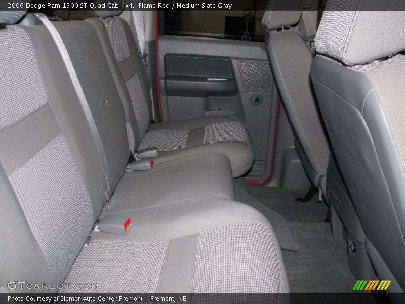 Flame Red / Medium Slate Gray 2006 Dodge Ram 1500 ST Quad Cab 4x4