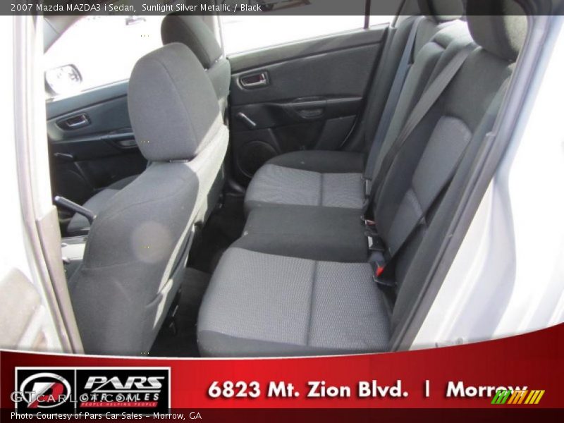 Sunlight Silver Metallic / Black 2007 Mazda MAZDA3 i Sedan