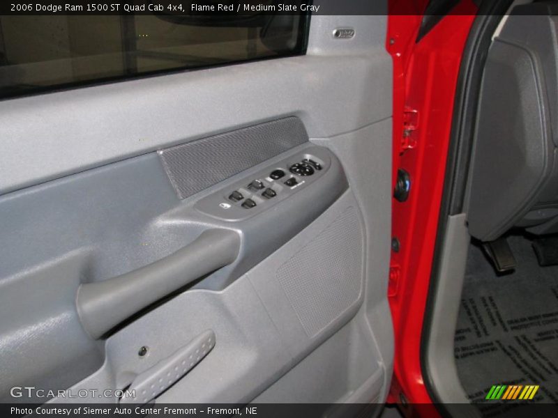 Flame Red / Medium Slate Gray 2006 Dodge Ram 1500 ST Quad Cab 4x4