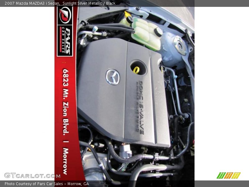 Sunlight Silver Metallic / Black 2007 Mazda MAZDA3 i Sedan
