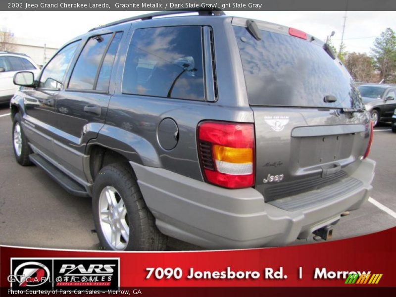 Graphite Metallic / Dark Slate Gray/Light Slate Gray 2002 Jeep Grand Cherokee Laredo