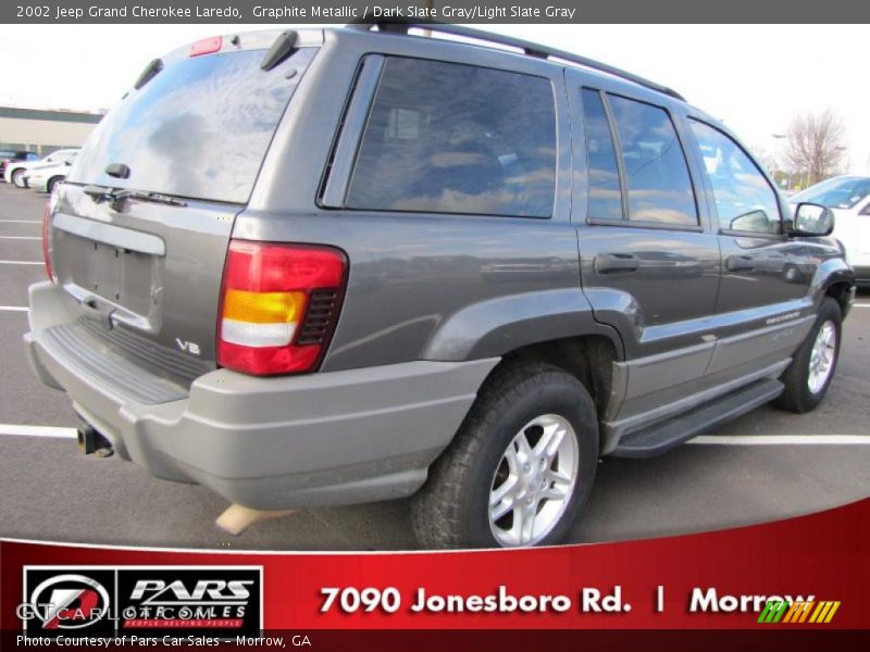 Graphite Metallic / Dark Slate Gray/Light Slate Gray 2002 Jeep Grand Cherokee Laredo