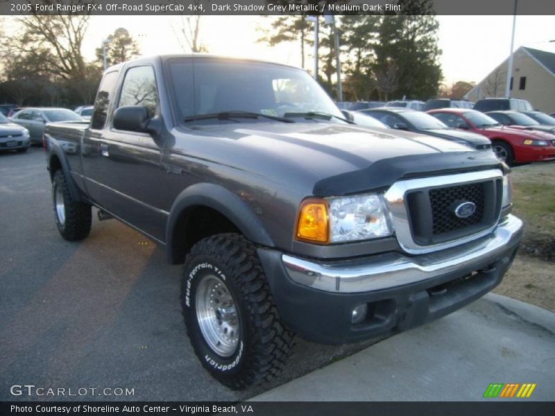 Dark Shadow Grey Metallic / Medium Dark Flint 2005 Ford Ranger FX4 Off-Road SuperCab 4x4
